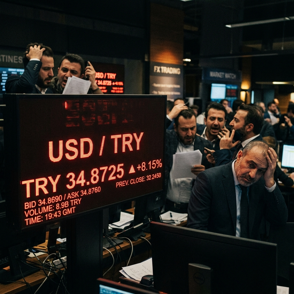 Dolar/TL Tüm Zamanların Zirvesini Gördü: 44,47 ile Rekor Kırdı