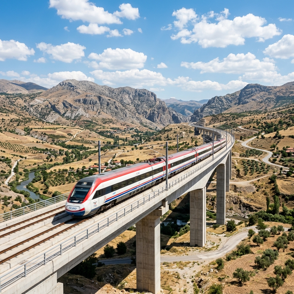 Ulaştırma Bakanlığı Açıkladı: Ankara-İzmir Yüksek Hızlı Tren Hattının %85'i Tamamlandı