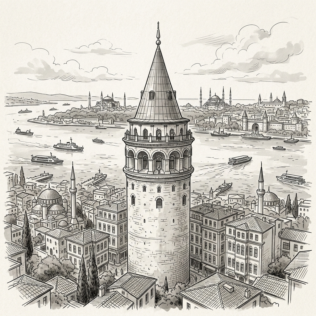 Kültür ve Turizm Bakanlığı, Galata Kulesi Restorasyonunun Tamamlanarak Ziyarete Açıldığını Duyurdu