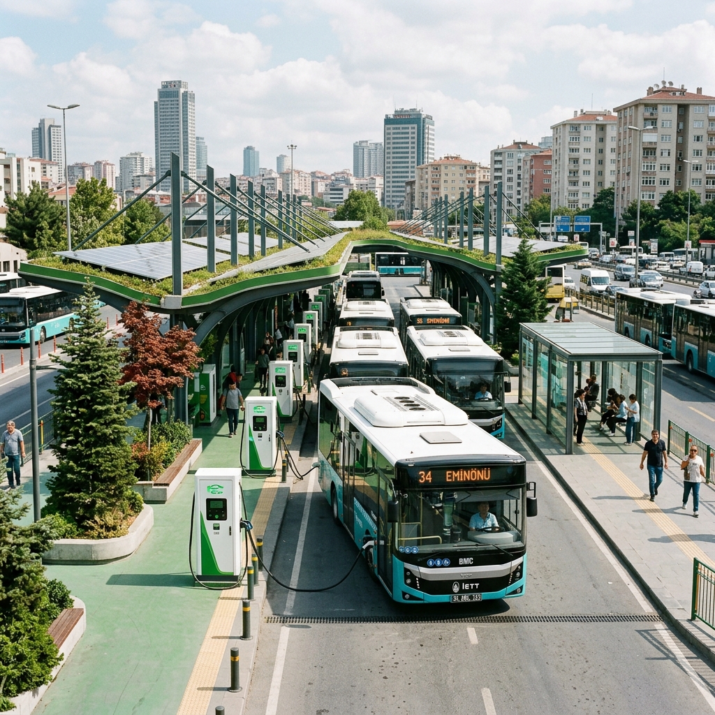 Sanayi ve Teknoloji Bakanlığı: Yerli Milli Elektrikli Otobus Filosu 81 İl Büyükşehir Belediyesinde Hizmete Başladı