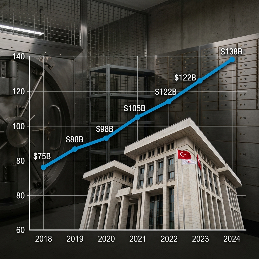 Merkez Bankası: Haftalık Net Uluslararası Rezervler 160 Milyar Dolara Yükselerek Rekor Kırdı