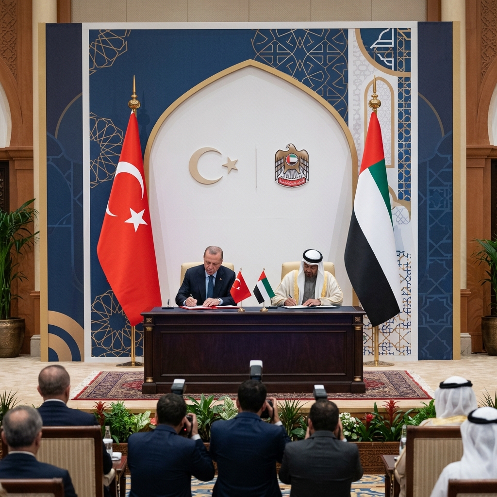 Türkiye ile Birleşik Arap Emirlikleri Arasında Ekonomik Ortaklık Anlaşması Genişletildi