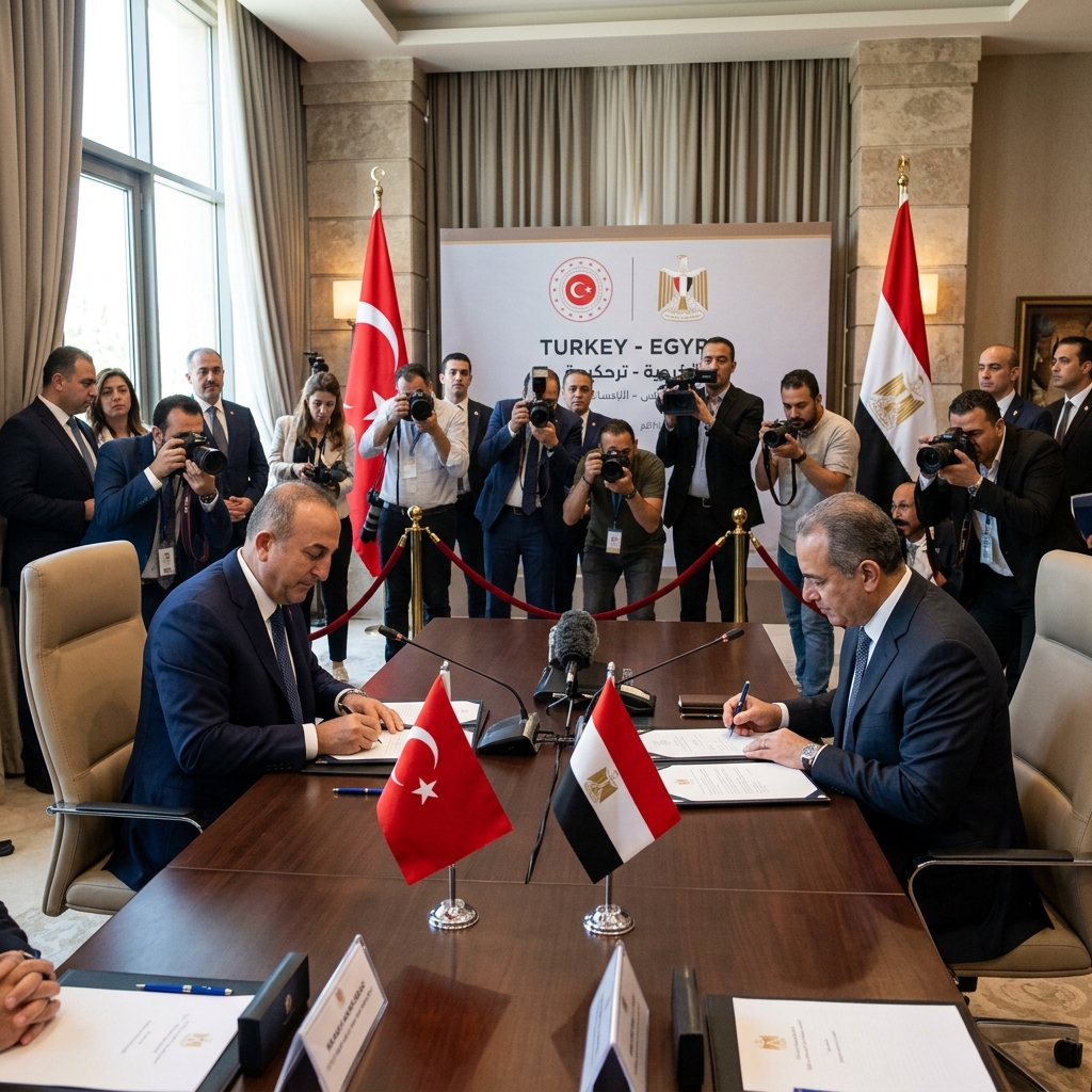 Türkiye ve Mısır Arasında Doğu Akdeniz Enerji ve Ticaret Anlaşması İmzalandı